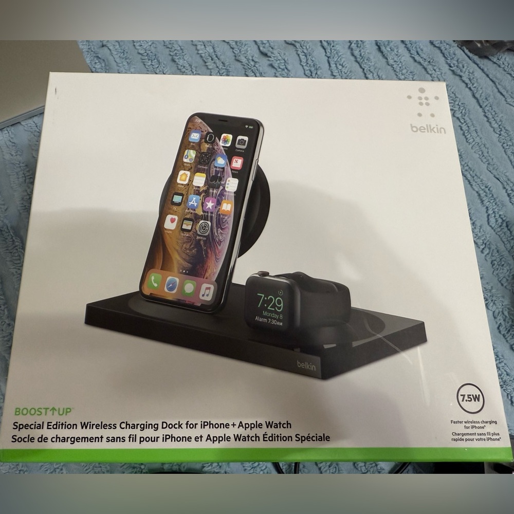 Belkin Black Wireless Charging Dock for iPhone + Apple Watch
